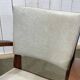 Pair of Art Deco bridge chairs in beech and imitation leather from the 1950s