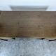 Large Scandinavian executive desk in solid walnut.