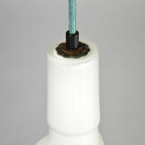 Vintage italian chandelier with 3 glass pendants, 1960s