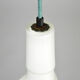 Vintage italian chandelier with 3 glass pendants, 1960s