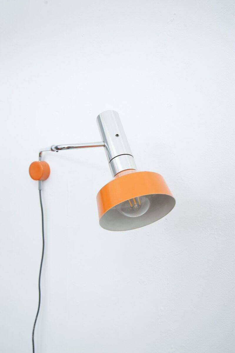 Set of 2x Minilux wall lamps by Rosemarie & Rico Baltensweiler, 1960s