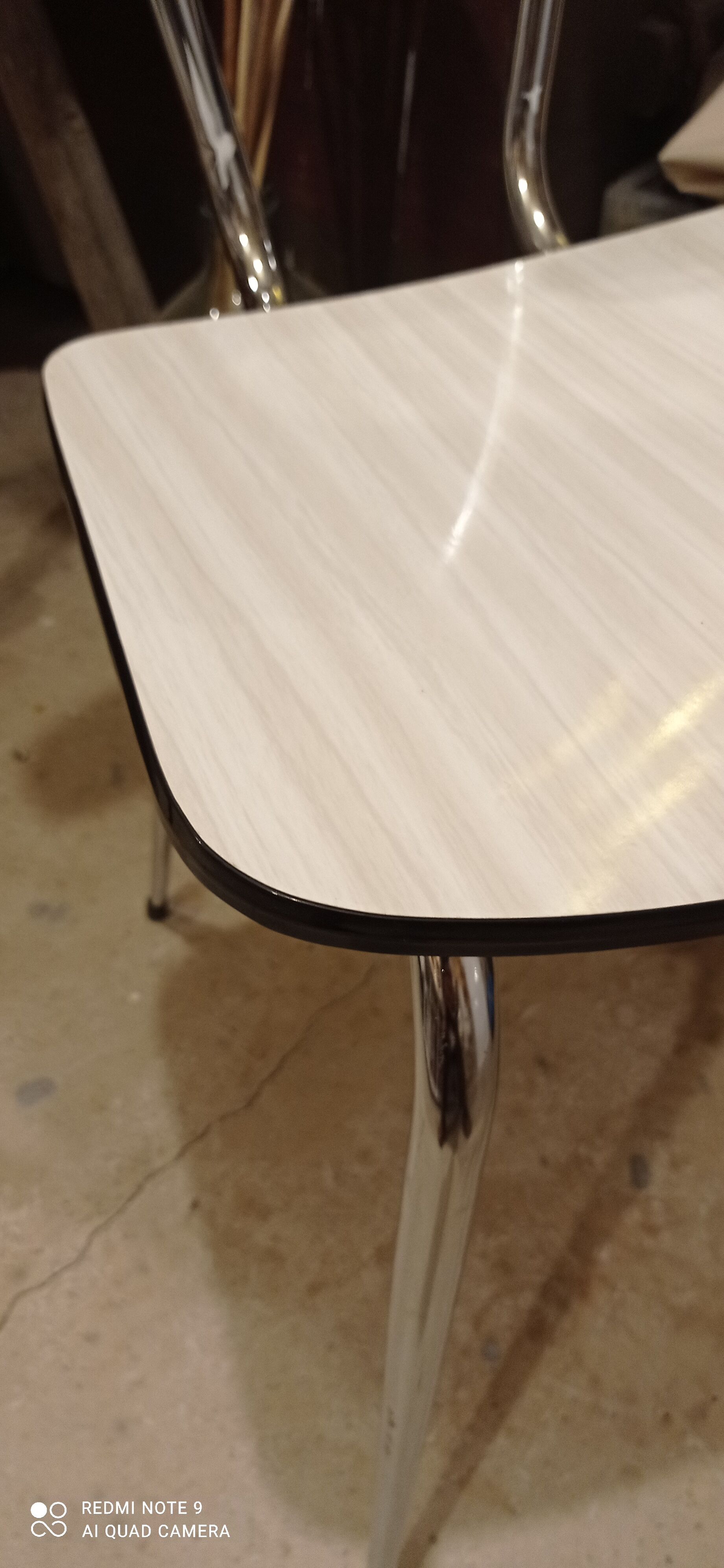 Marbled formica chair