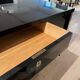 Art Deco Desk in Black Lacquer, Walnut & Metal, France, 1930s-1940s