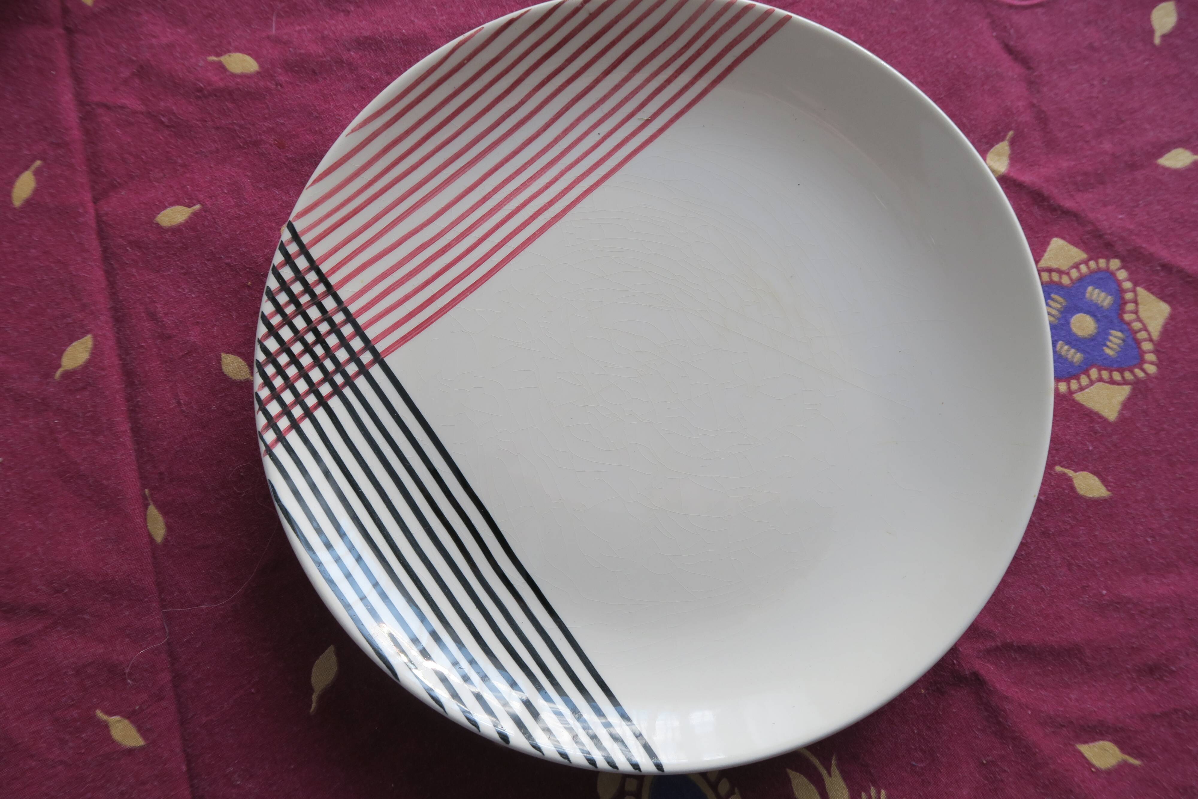 4 Caprice Villeroy Plates - Boch 20.5 cm Vintage