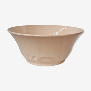 Longwy pink salad bowl