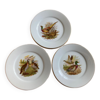 6 Limoges porcelain plates