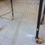 Service in wood and metal, vintage