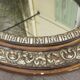 Miroir oval en bois doré XIXeme 46cm