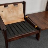 Mid century Lounge Chairs & Table by Carl Straub, Germany, 1970s, Set of 3