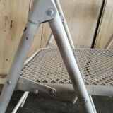 Pair of folding garden chairs