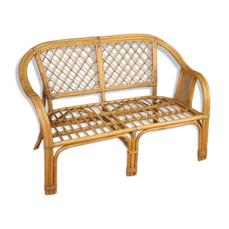 Italian wicker sofa