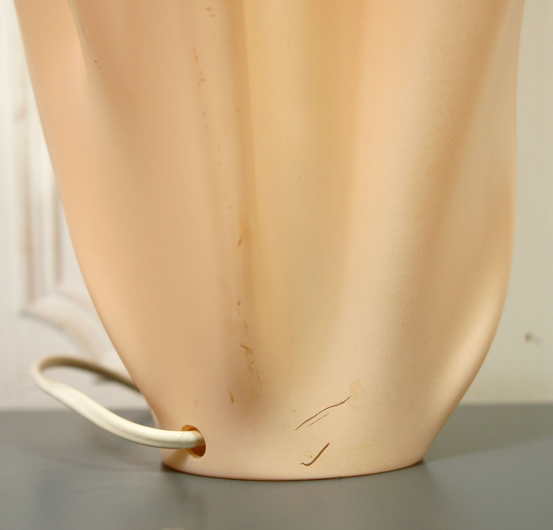 Resin "corolla" lamp circa 1980