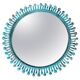 Miroir soleil vintage en bronze