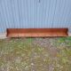 Very large antique wooden shelf/pot rack