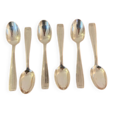 6 large vintage silver plated spoons from the 1960s