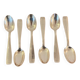 6 large vintage silver plated spoons from the 1960s
