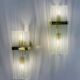 Pair of wall lights from Sciolari for Lightolier, circa 1970, Italy