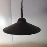 Vintage pendant lamp 1970s black lampshade