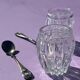 Crystal salt and pepper shakers