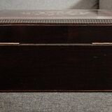 Former Napoleon III jewellery box inlaid brass marquetry, mother-of-pearl