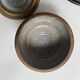 Deep blue glazed ceramic box, signed Abbaye Font Gombault, France