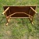 Table basse vintage en rotin