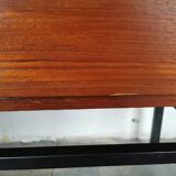 Small teak and metal sideboard, 70s