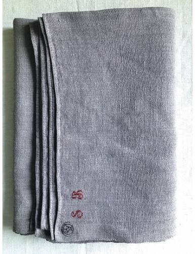 Old Harvest Tablecloth in Pure Lilac Dyed Hemp