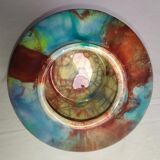 Vase boule craquelé