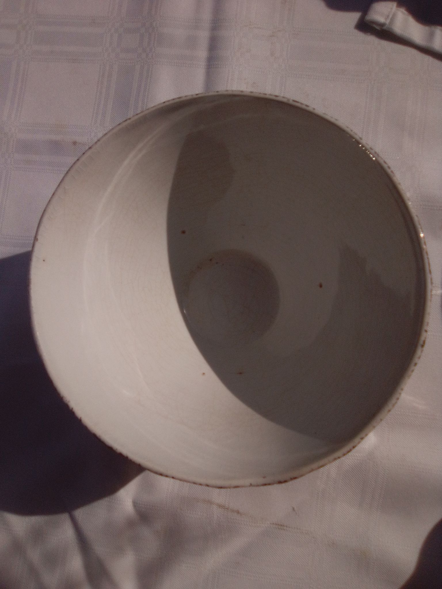 Earthenware bowl of Saint Amand Hamage north diam 15 cm H 9 cm flower pattern