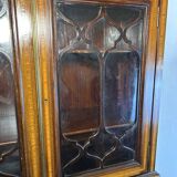 Antique Edwardian Bureau Bookcase with Inlaid Floral Detail – Early 20th Ce