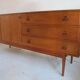 Enfilade vintage teak with inner shelf Denmark