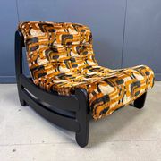 Fauteuil brutaliste des années 70, années 1970