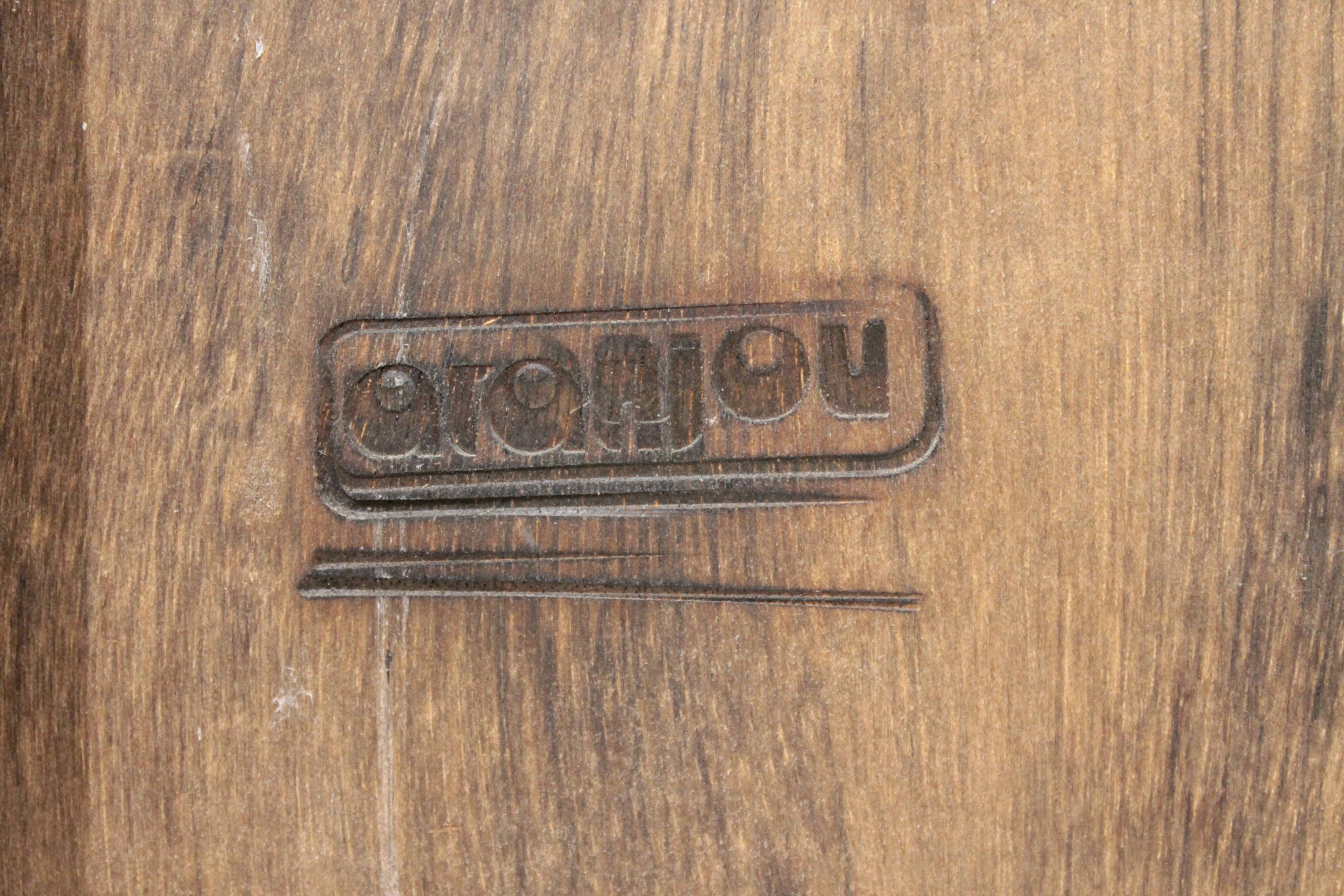 Commode brutaliste en orme Aranjou - Année 60