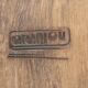 Commode brutaliste en orme Aranjou - Année 60