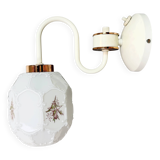 Vintage Wall Light with Milk Glass from Drukov, 1960s