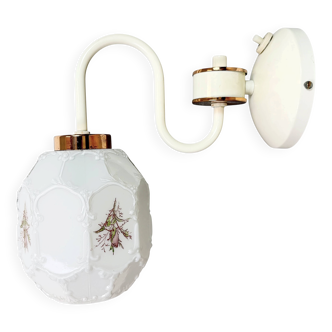 Vintage Wall Light with Milk Glass from Drukov, 1960s