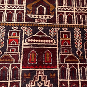 Tapis afghan Baluch vintage 140x86cm