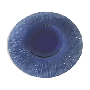 Plat bleu cristal lalique