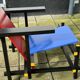 Reproduction de chaise rouge et bleue Rietveld