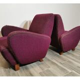 Fauteuils H-282 par Jindrich Halabala