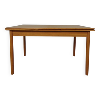 Large Danish Teak Extendable Dining Table, 1960s