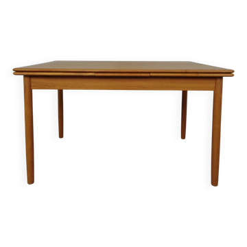 Large Danish Teak Extendable Dining Table, 1960s