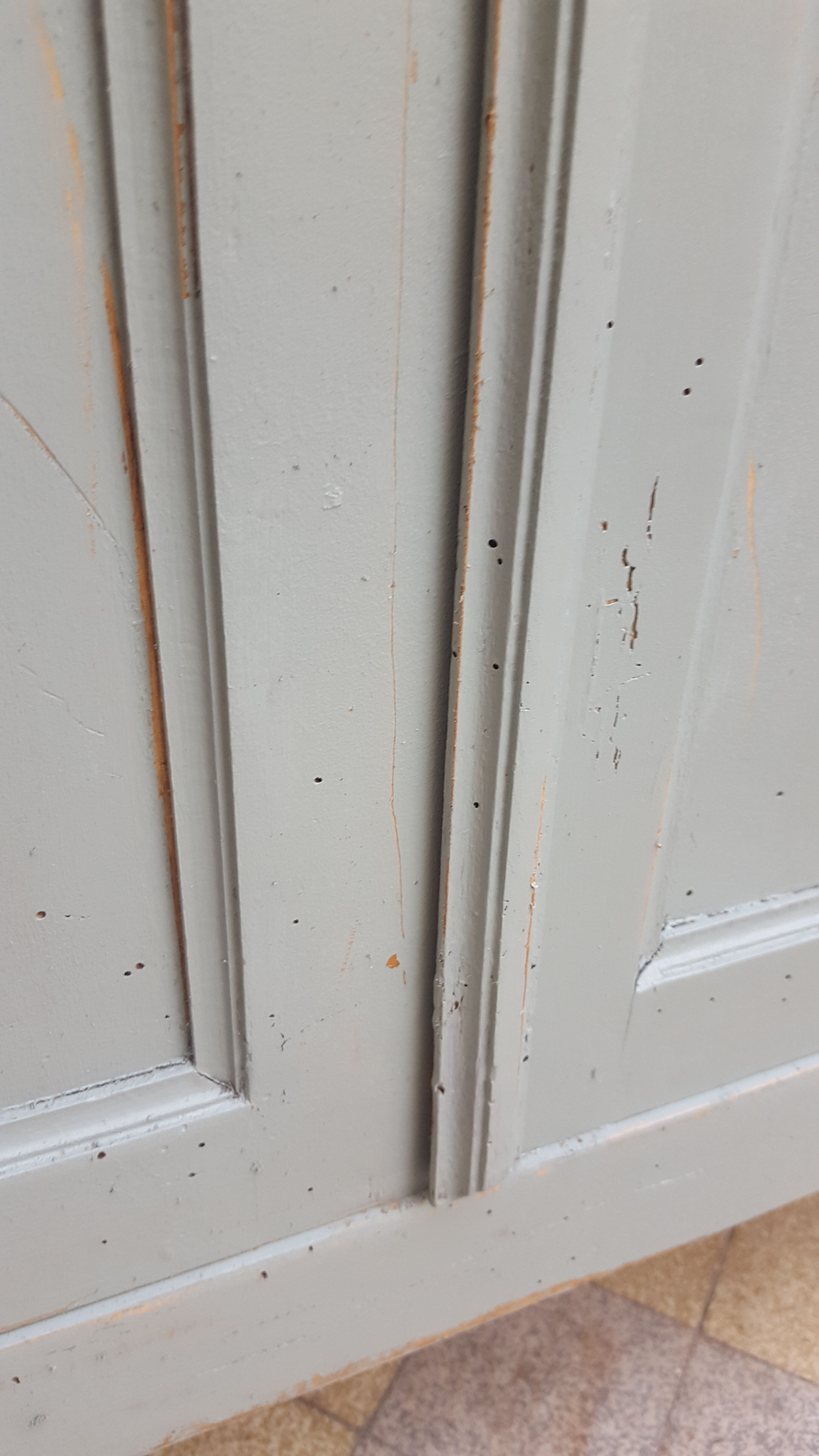 Paris wardrobe patina green guarigue