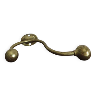 Patère porte manteau en laiton