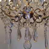 Large 19th century crystal chandelier
