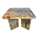 Table d'appoint ou table basse en marbre multicolore, Italie, années 1970