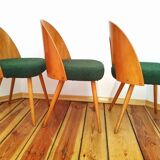 Set of chairs designed by A.Suman, Czechoslovakia, the 60s