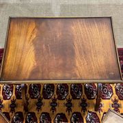 Set of English nesting tables in mahogany from the 1950s.
