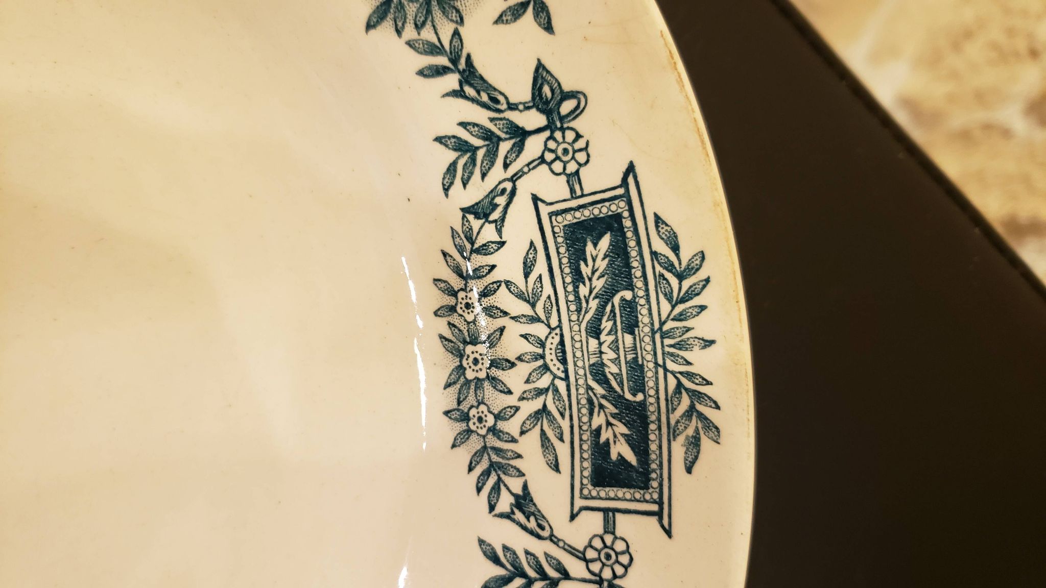 4 Longchamp ironware soup plates